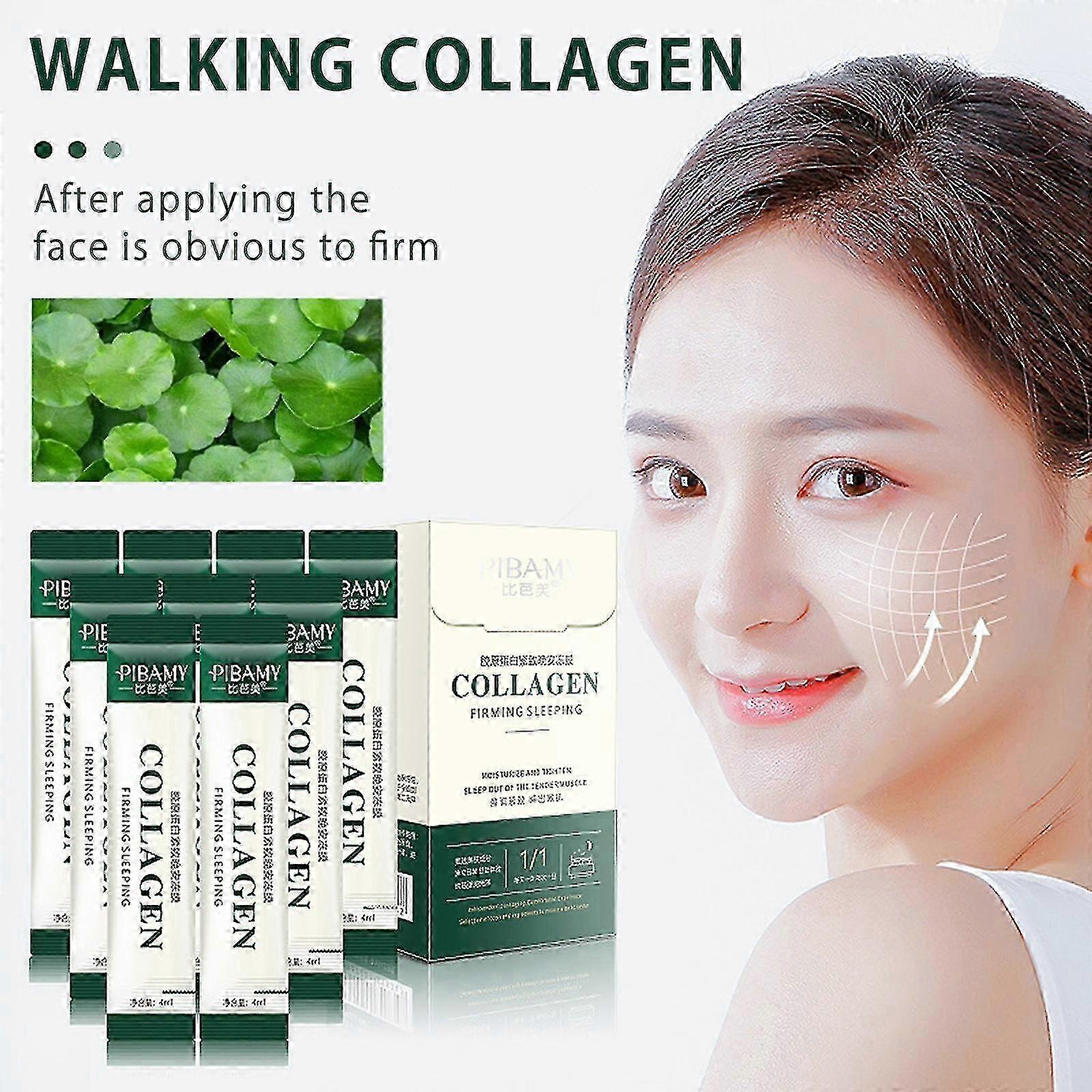 Collagen Peptide Launder Night Frost Mask 4ml*20, Pore Clearing Discourage-aging Mask Box