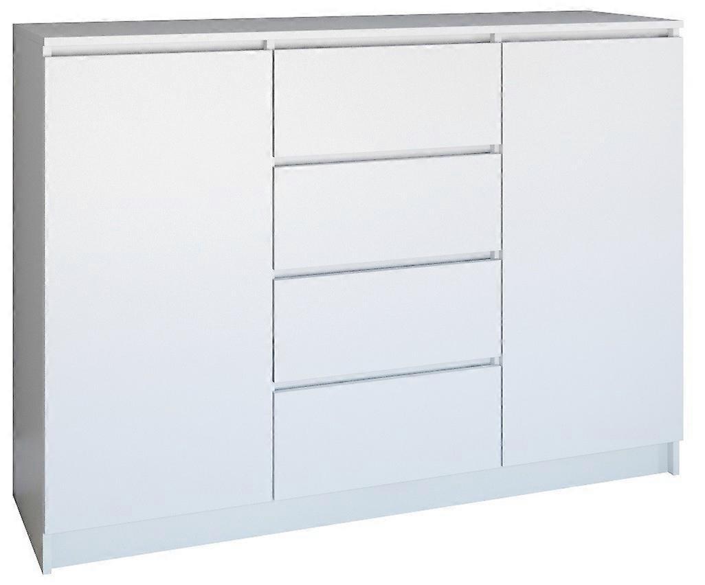 Kommode Schrank 2D4S 120 - weiß