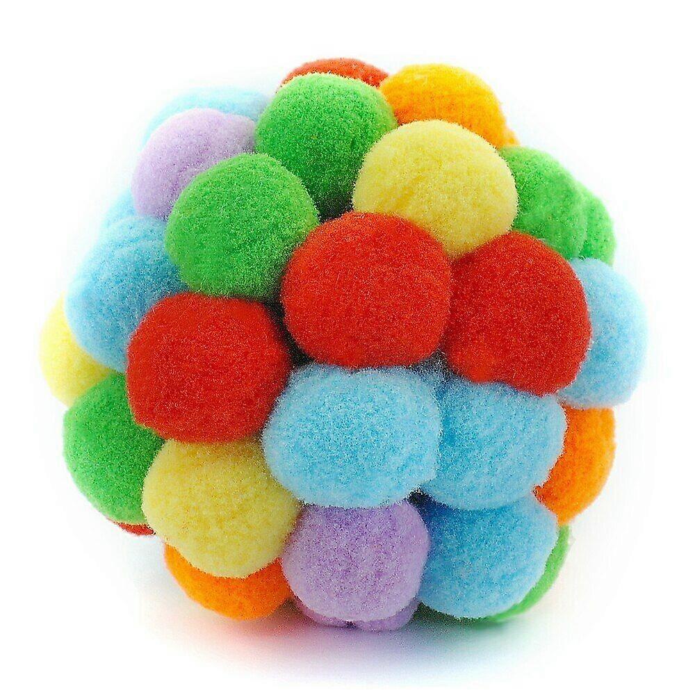 Funny Chewing Interactive Cat Toy Kitten Play Ball Toy Catnip Scratch Bell Toys