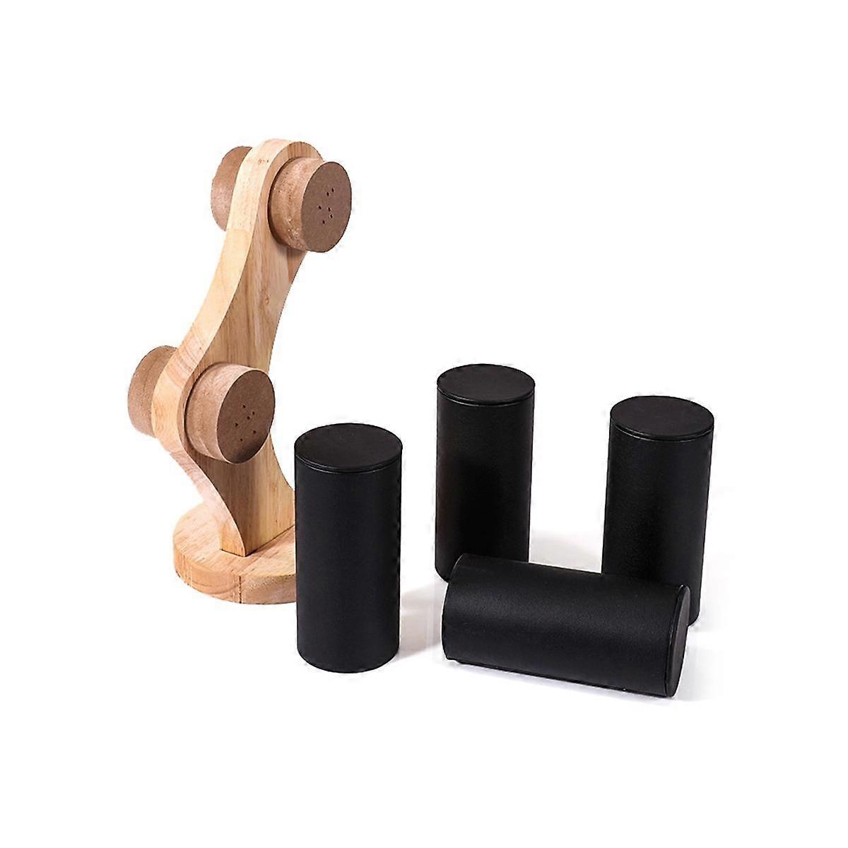 2-Layer Solid Wood Jewelry Display Stand Bracelet Watch Organizer Storage Rack Jewelry Packing Disp