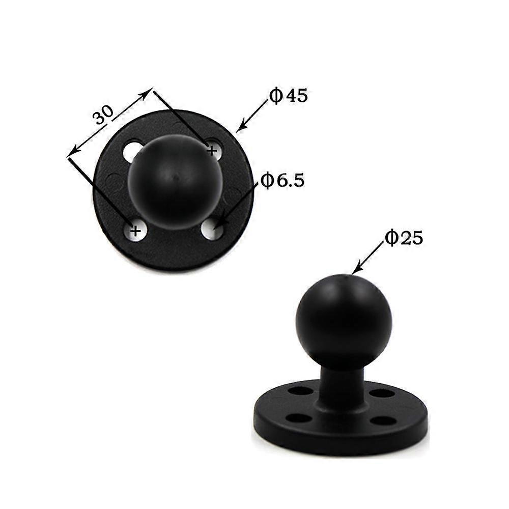 1" Ball Head Adapter M6 M8 M10 1/4" Thread Screw for RAM Mount Motorcycle Handlebar Base U Bolt Bike Riding Action Camera Parts