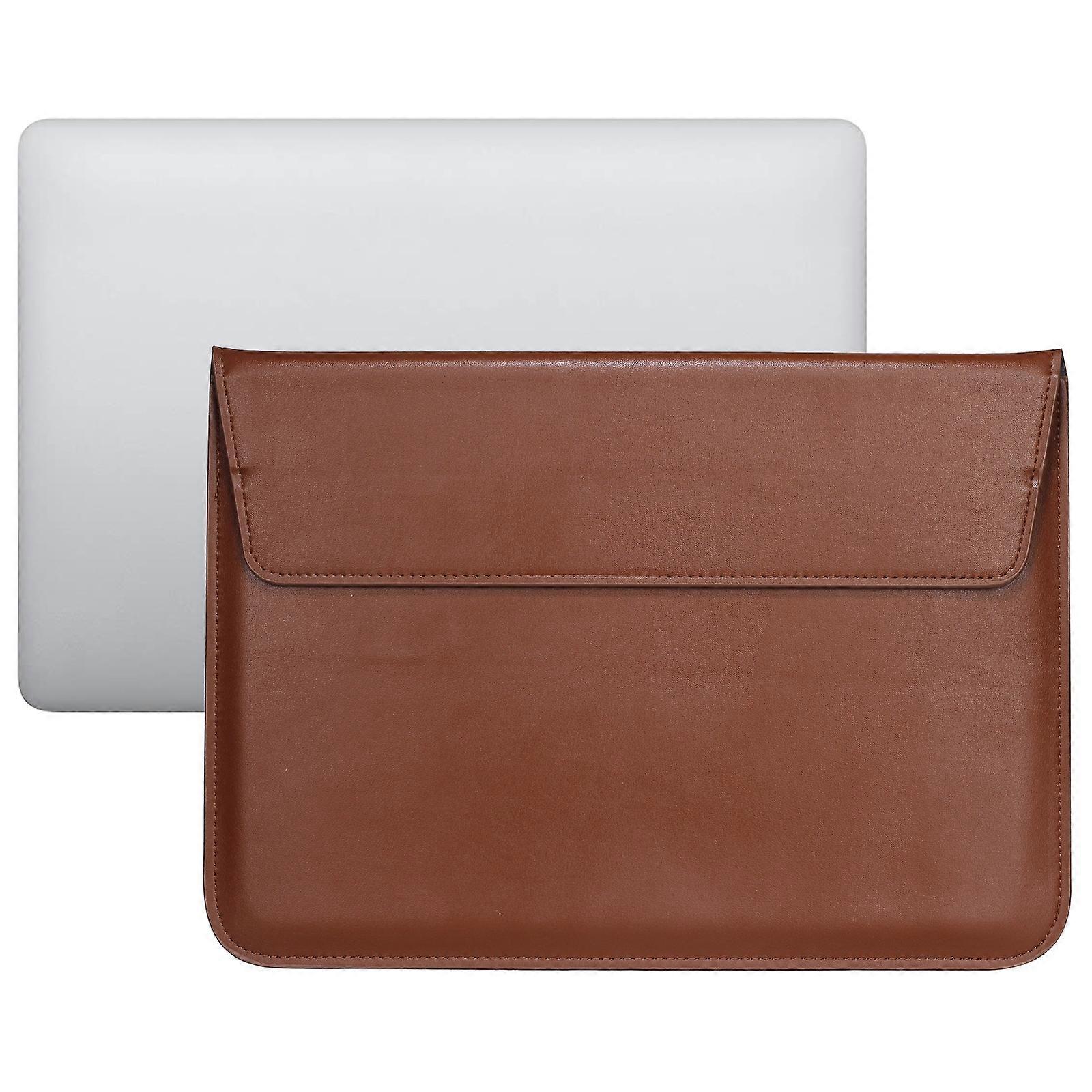 Bolsa de couro PU para laptop para MacBook Air, Pro 15 polegadas