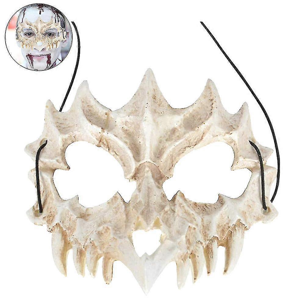 ドラゴン神マスクハロウィーンカーニバルイースターコスプレマスク樹脂スカルホラー忍者マスクコスチュームの小道具