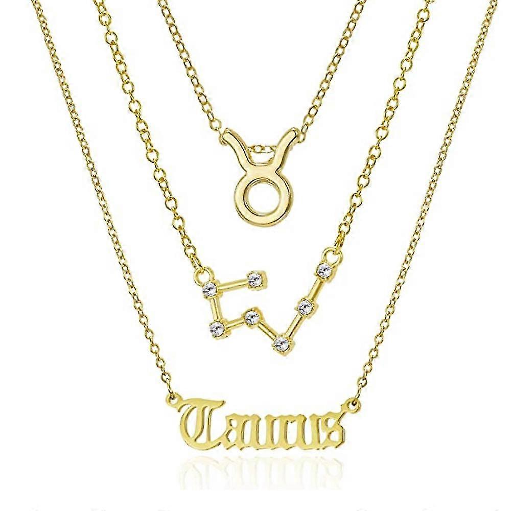 Three Necklaces Containing Symbols Of The Stars, Old English Letters, Twelve Constellations