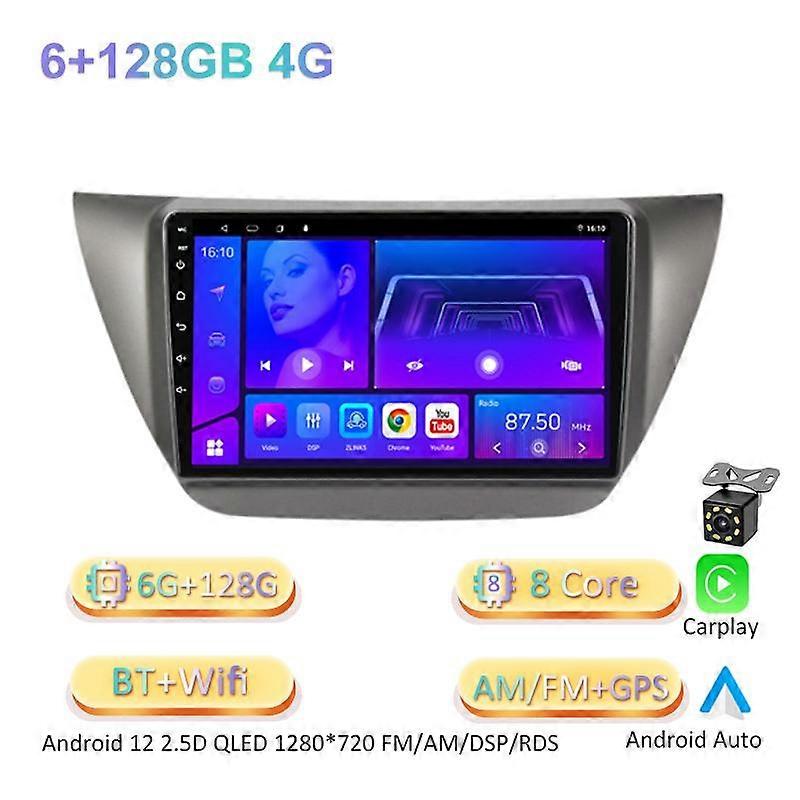 Autoradio per Mitsubishi Lancer 9 CS 2000-2010 Android Auto 4G WIFI Carplay Navigazione GPS No Lettore DVD
