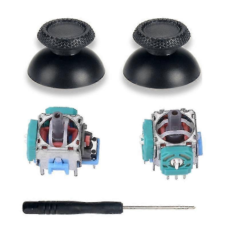 5-in-1 rechts links Analog 3D Joystick Thumb Stick Reparatur Sensor Modul Teil mit Rocker Cap Schraubendreher für Ps5 Game Controller