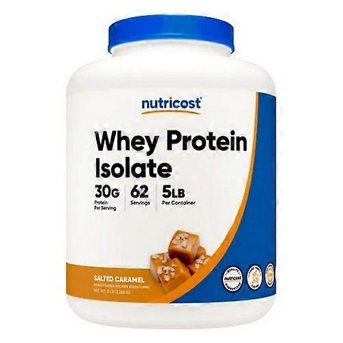 Nutricost Whey Protein Isolate Powder Salted Caramel ,5 Lbs