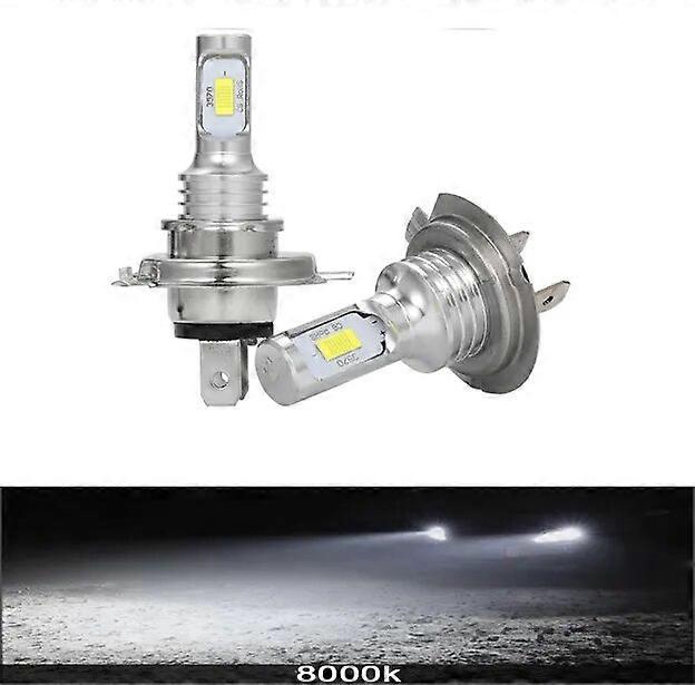 2Pcs H7 H4 LED CSP Car Led Fog Light Headlight H8 H11 H9 9005 9006 HB4 H1 H3 Bulb Auto Driving Running Light 12V 6000K 4300K