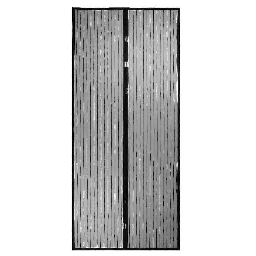 1 Set Anti Insect Fly Bug Ains Net Automatic Closing Door Screen Kit Ains Ployester Fiber Ains