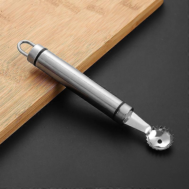 1pc Stainless Steel Strawberry Huller, Tomato Stem Corer Tool, Multi-Functional Corer And Pitter Remover For Strawberry, Tomato, Vegetable And Fruit C