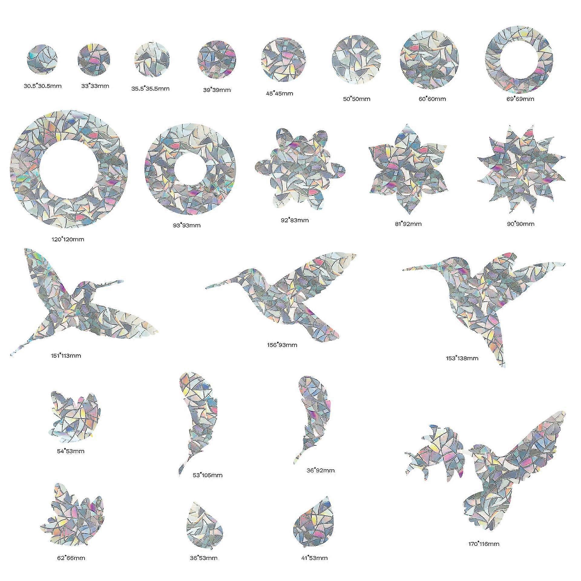 Pegatinas anticolisión para la protección de las aves - Protección de las ventanas