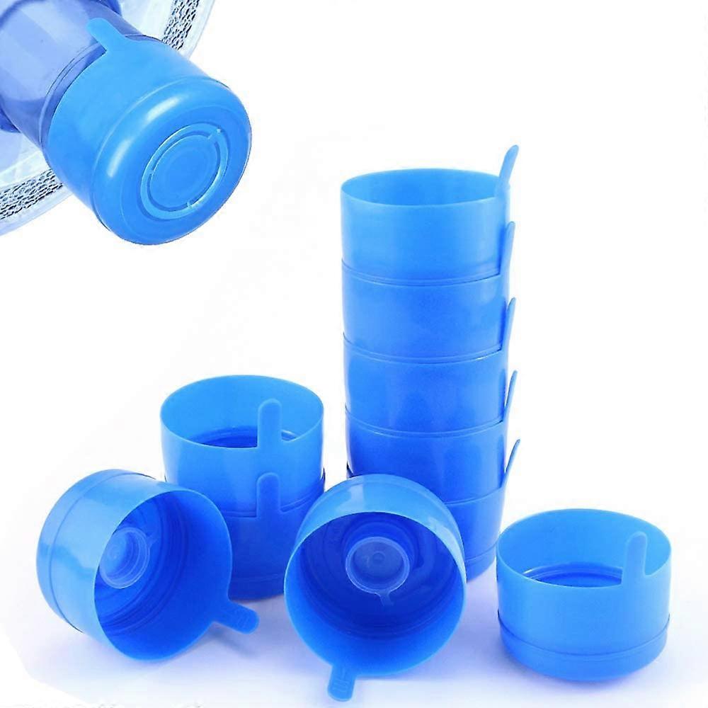 30 Pack 3 and 5 Gallon Non-Spill Water Jug Caps, Reusable Anti Splash Bottle Caps, 2 PCS Crowbar for Removing Caps