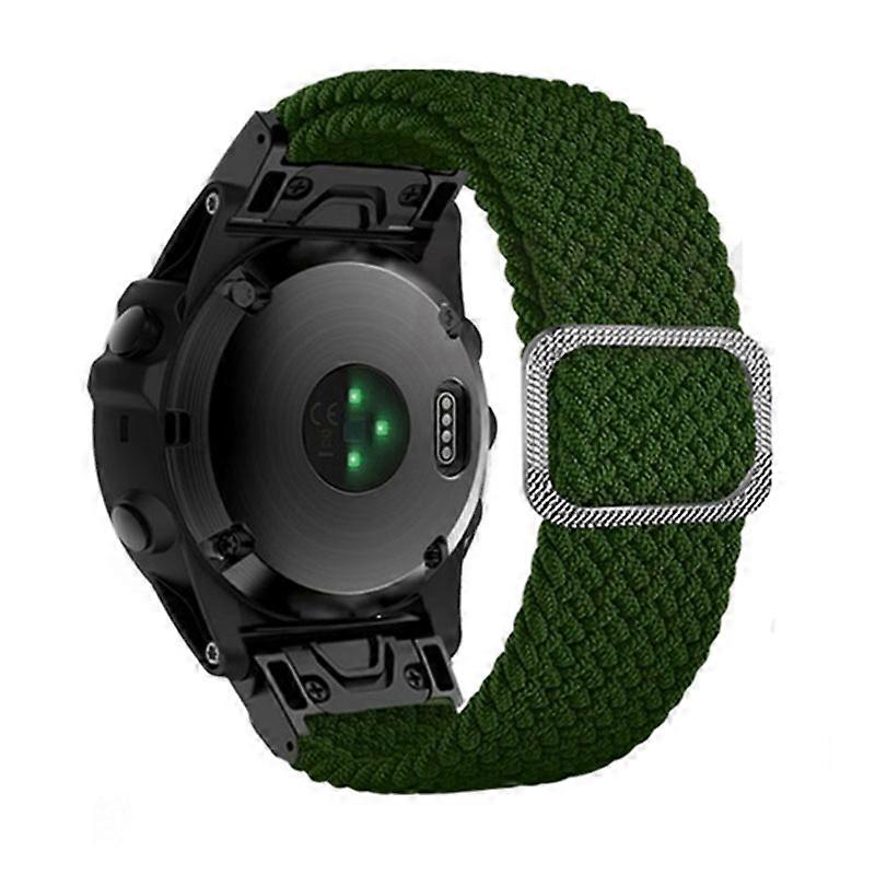 For Garmin Fenix 7/Epix/Instinct 2/Approach S62/Fenix 5 Nylon Strap 22mm Smart Watch Band with Buckle