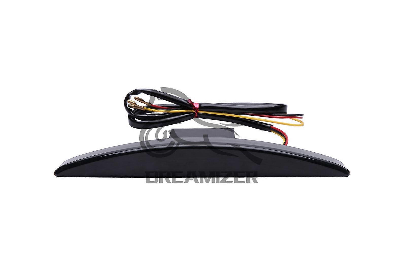 LED Brake Tail Light & Turn Signal Fender Edge – Fits Harley Iron Sportster XL883, 1200, 48, Softail, Dyna – Smoked, Red/Amber