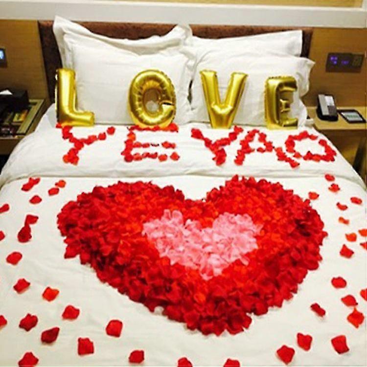 1000 Pieces Of Silk Rose Petals Artificial Roses Tasteless Simulation