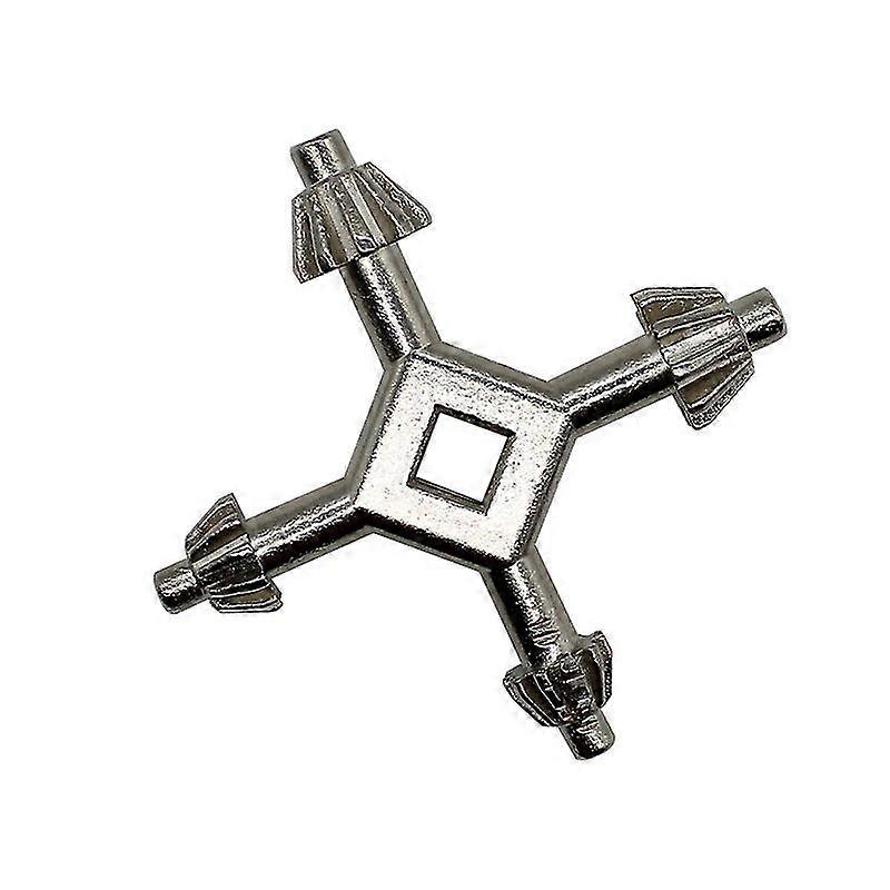 Universal Chuck Key, 4 In 1 Multifunctional Chuck Key (silver)