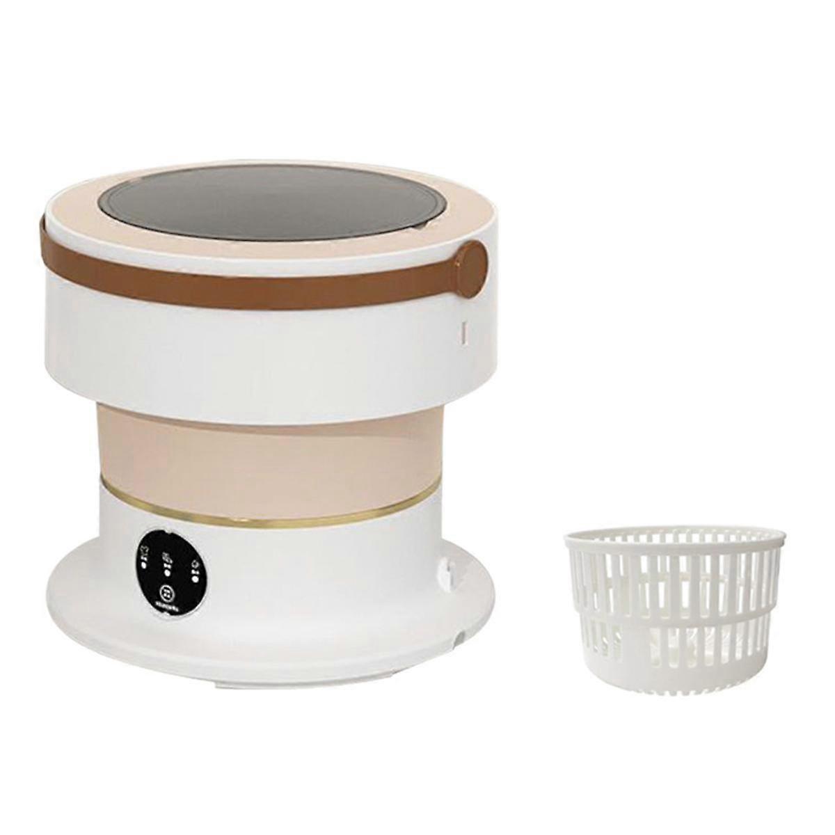 Mini machine à laver 8L pliable lave-linge et sèche-linge Convient aux appartements, dortoirs, hôtel EU Plug