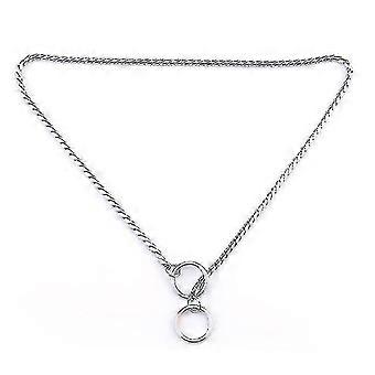 Collar Pet Neck Strap Dog Neck Strap Snake Chain Dog Chain Solid Metal Chain Dog
