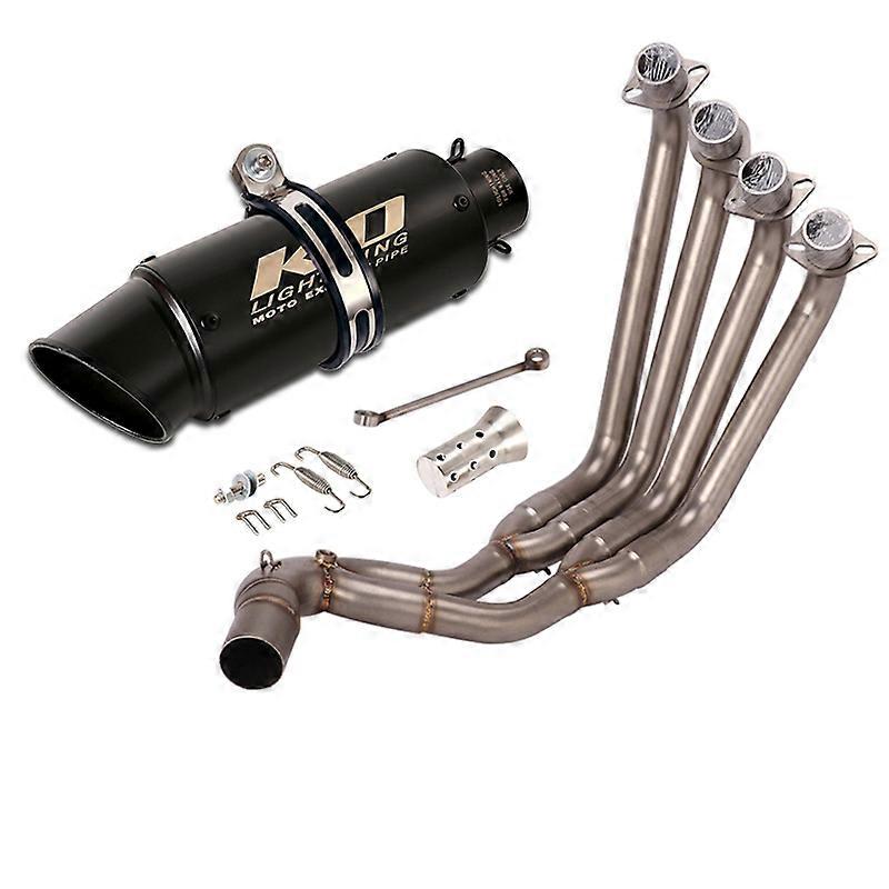 Escape-system komplett, 51 mm rör för Honda CBR650R, CBR650F, CB650F, CB650R, 2014-2024