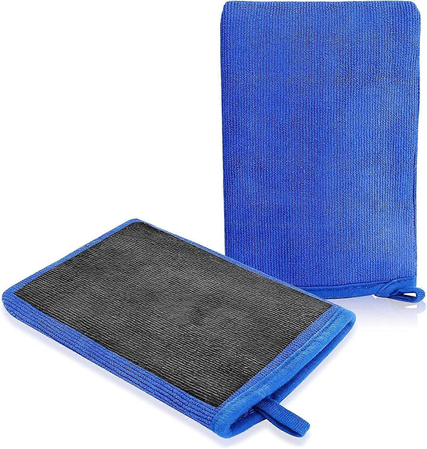 2 Pack Clay Gloves, Car Detailing Intermediate Clay Sticks Alternative Gloves, Perfect for Removing Surface Adhesive Contaminants, Car Detailing Clay 