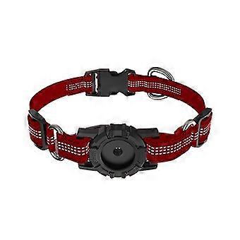 Reflective Dog Collar Compatible With Air Tag, Adjustable Dogs Collar Leash, Nylon Pet Cat Dogs Accessories
