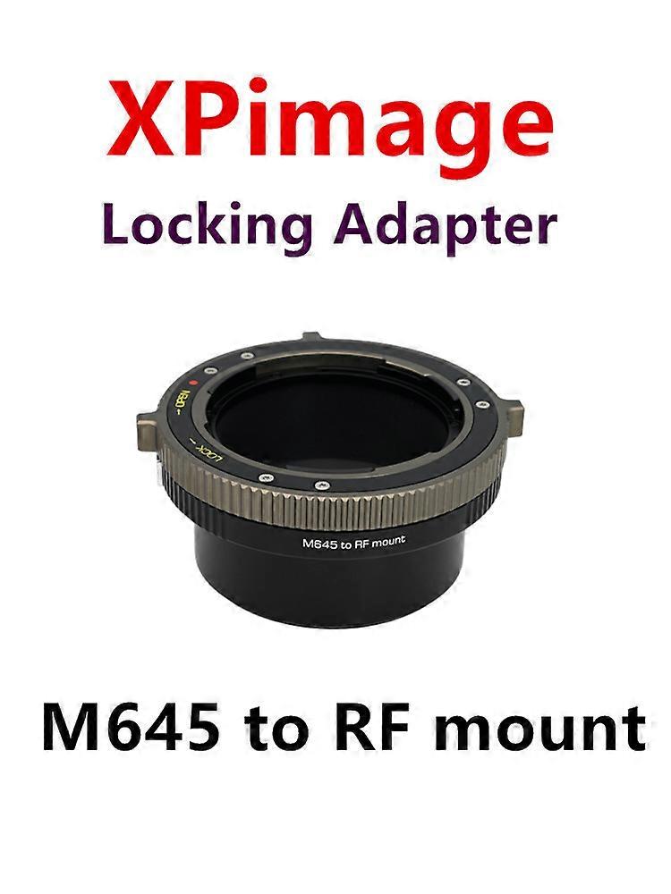 Mamiya645 Lens to CANON EOS RF Camera Locking Adapter .Schneider Mamiya Lens to RF R5C R5 R6 R10 RED VISION for XPimage Adapter