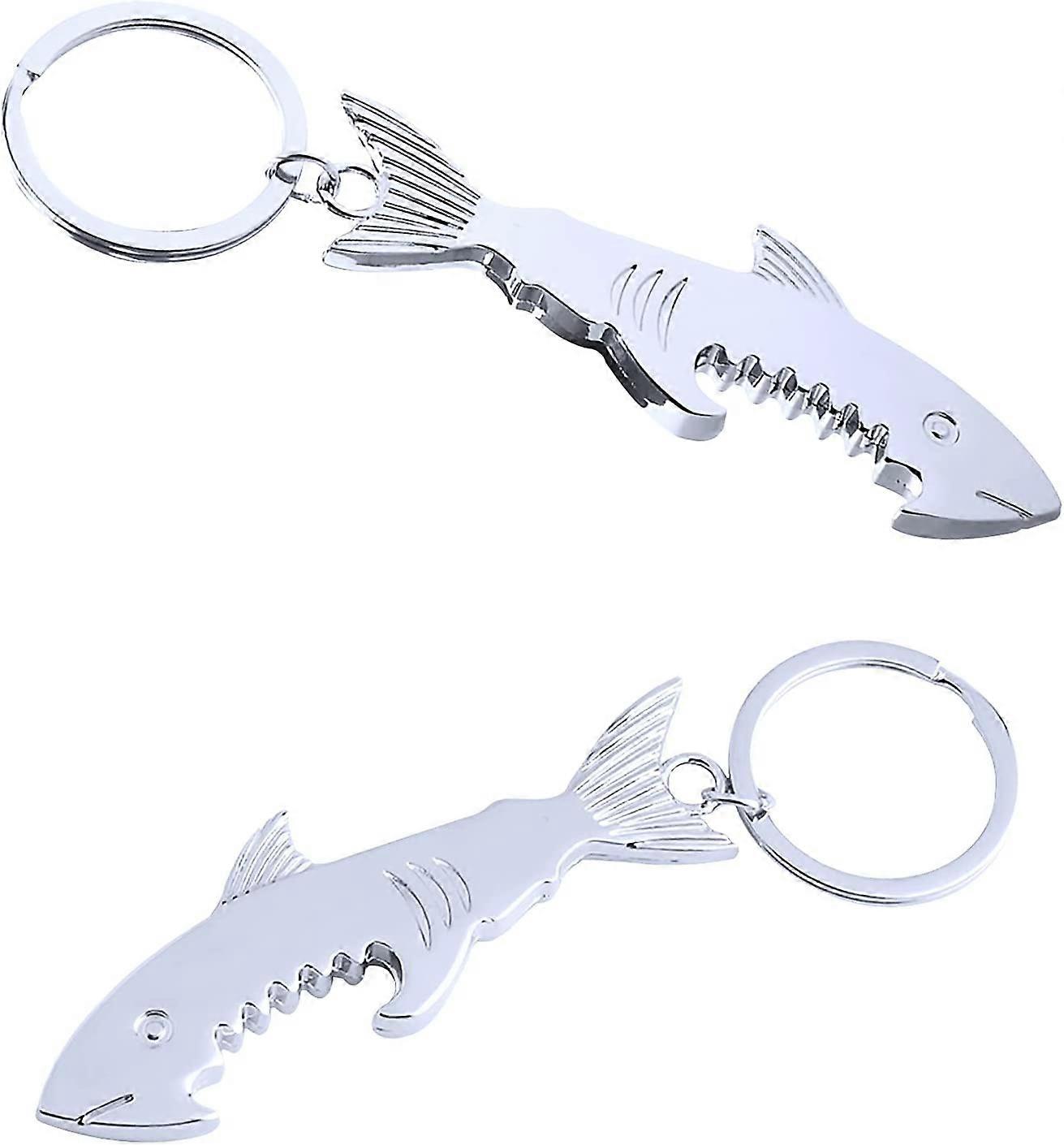 2 Pcs Shark Bottle Opener