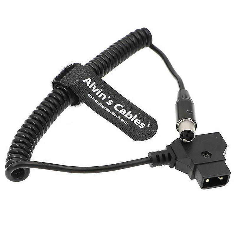 Lanxri TV Logic Monitor Power Cable D Tap to Mini XLR 4 Pin Female for ARRI RED Camera