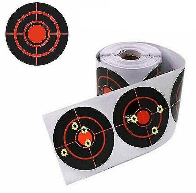 250 Pcs Roll Shooting Targets Adhesive Shooting Targets Splash Reactive Stickers