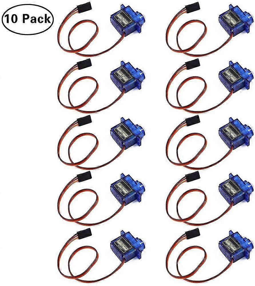10 Psc Sg90 Micro Servo Motor 9g Remote Control