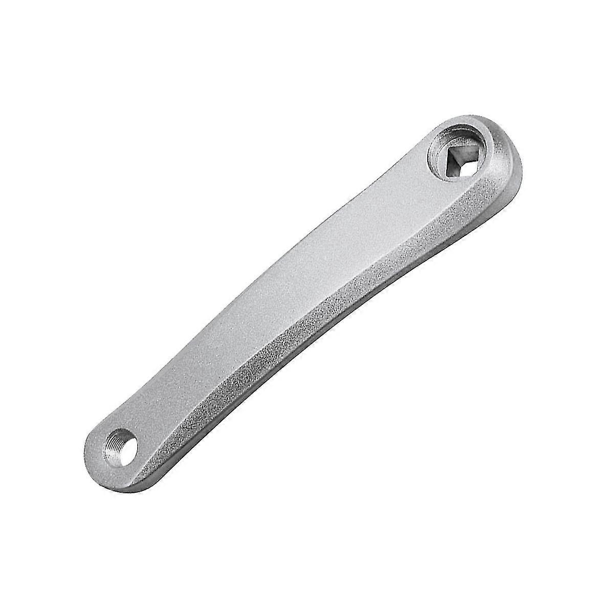 170mm vevarm, mountainbike, vänster sida, vevhål, vevparti, handtag, delbyte, silver