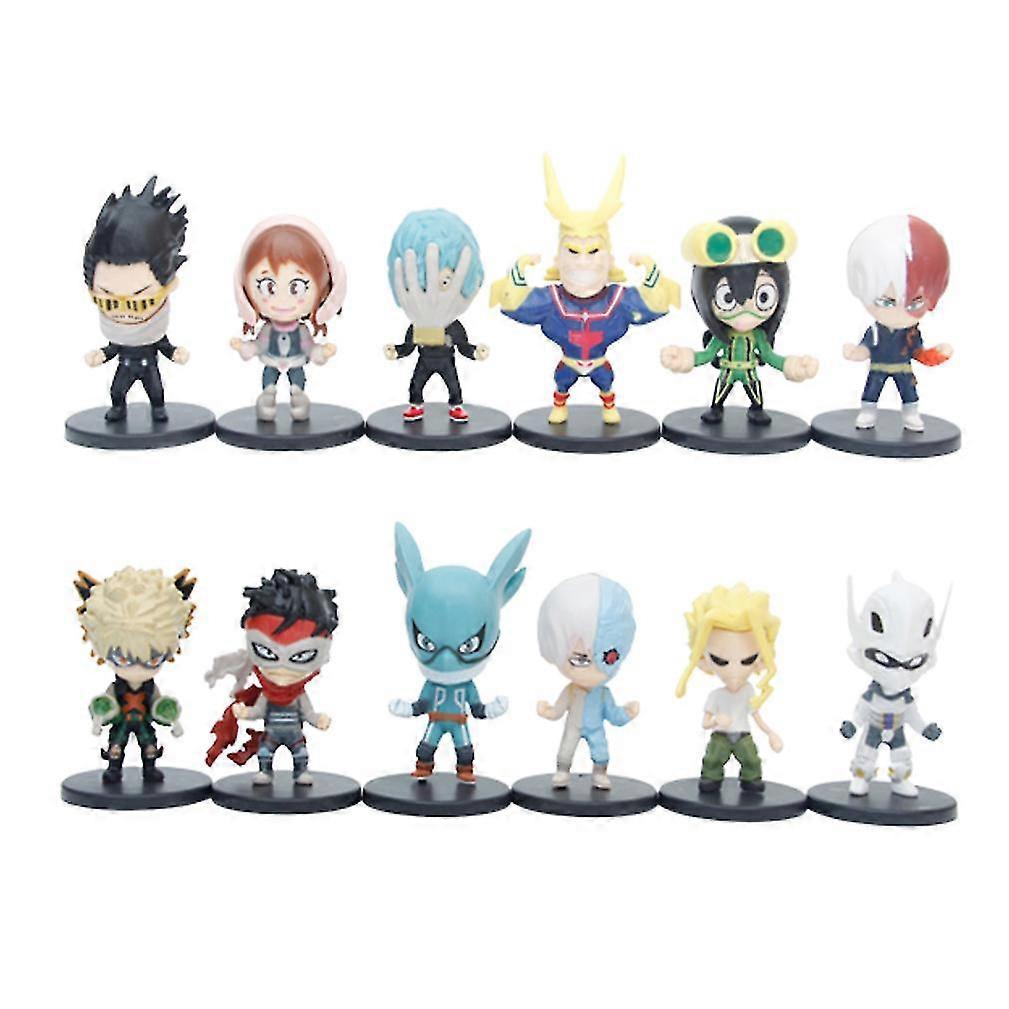 12stk My Hero Academia Figur Legetøjsmodel