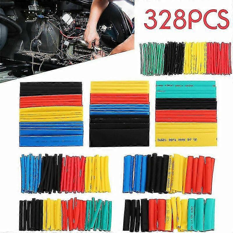 Heat Shrink Tubing Heat Shrink Tubing Heat Shrink Tubing Sleeving Wire Tube 328pcs