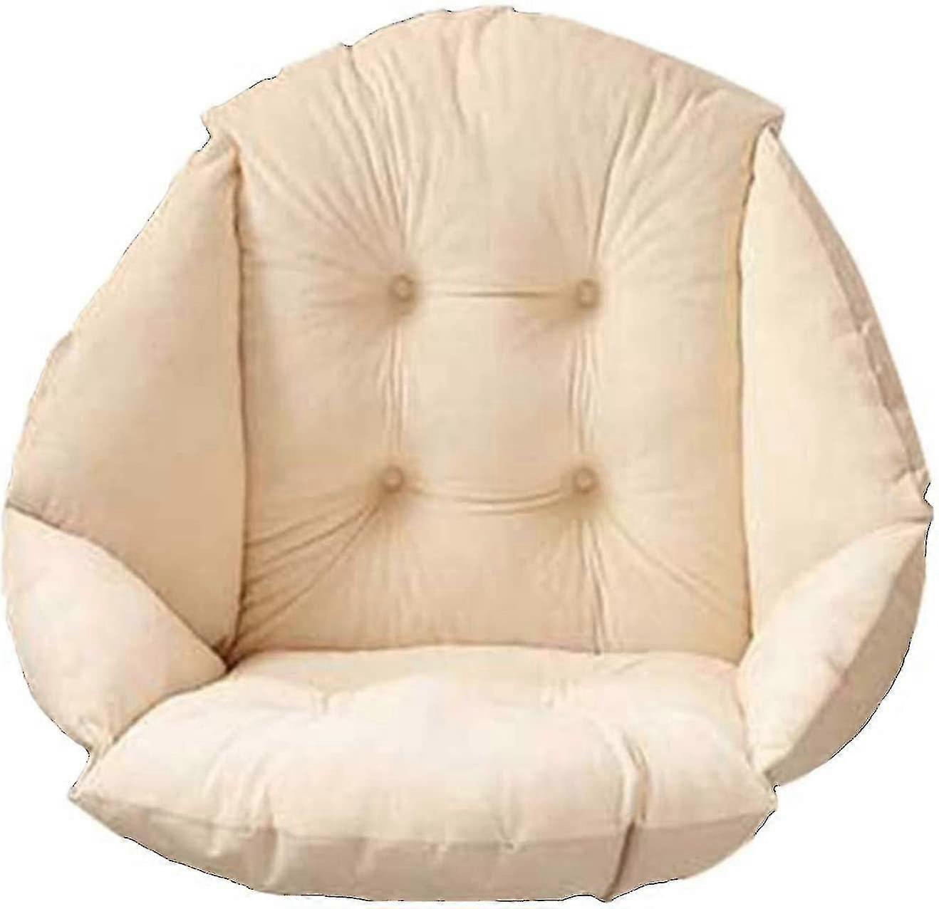Christmas Gifts,chair Cushion With Backrest Seat Shell Armchair Soft Velvet Waterproof Elastic For G