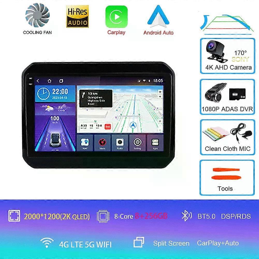 Cooling Fan Android 14 For Suzuki Ignis 2016 - 2020 Gps Screen Support Raer Camera Carplay Bt Car Multimedia Radio Video Player