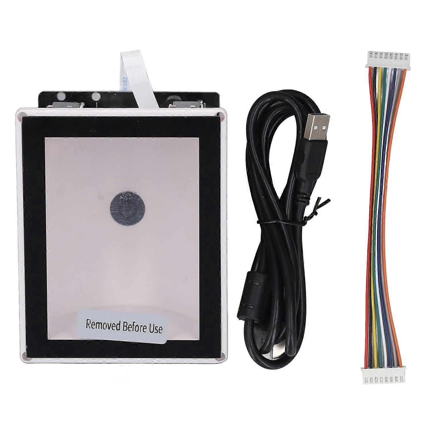 Embedded Barcode Scanner Automatic Sensing USB Serial Port 1D 2D Barcode Reader for Ticket Machine A