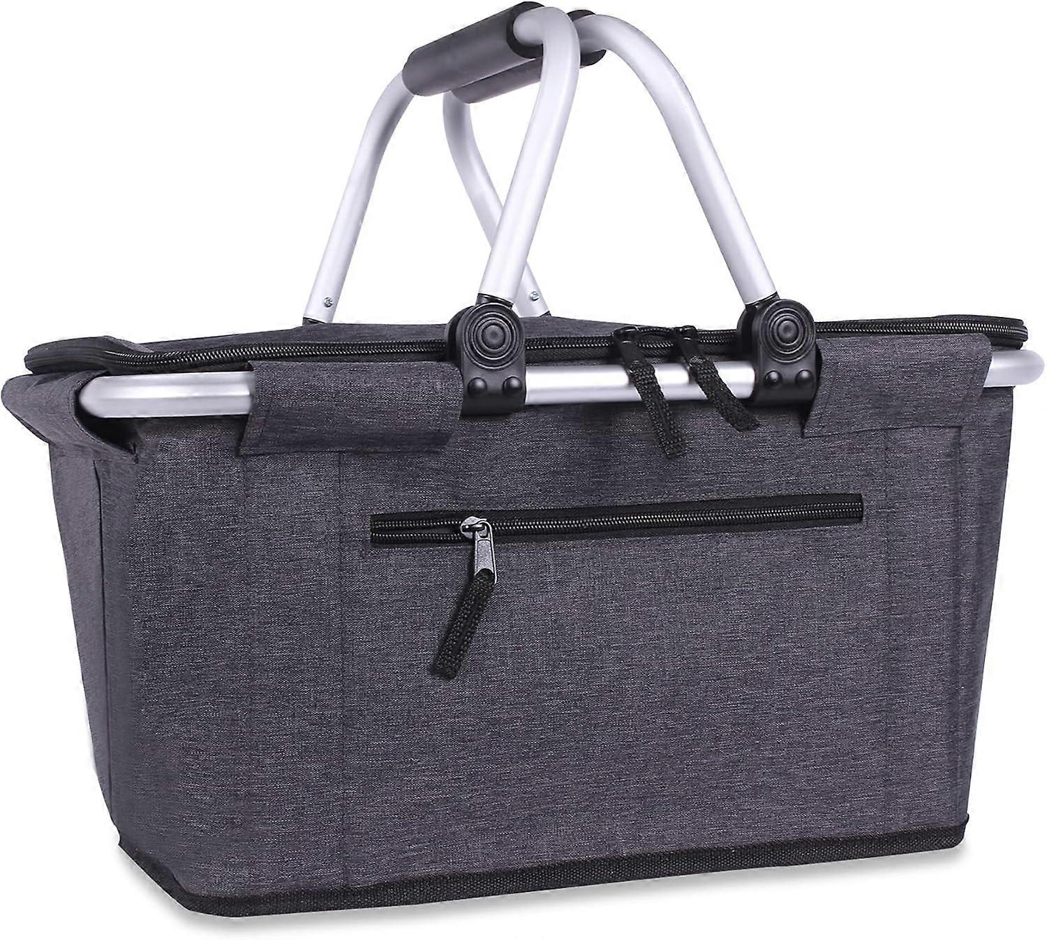 Collapsible Insulated Large Picnic Basket for Picnic 27L