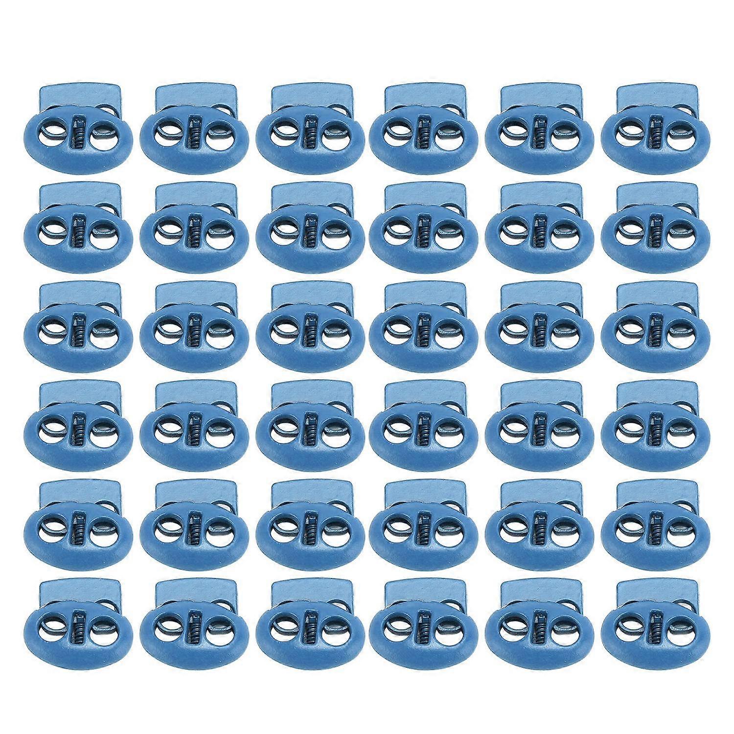 30PCS Metal Spring Cord Lock Flexible Cord Lock End Toggle for Drawstrings Bag Clothing Shoelaces Ba
