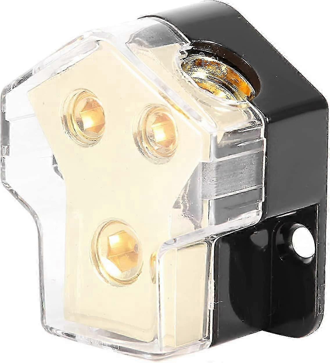 Busbar Enclosure,1*1ga In 2*4ga Out Splitter Block Distribution Ground Distribution Block