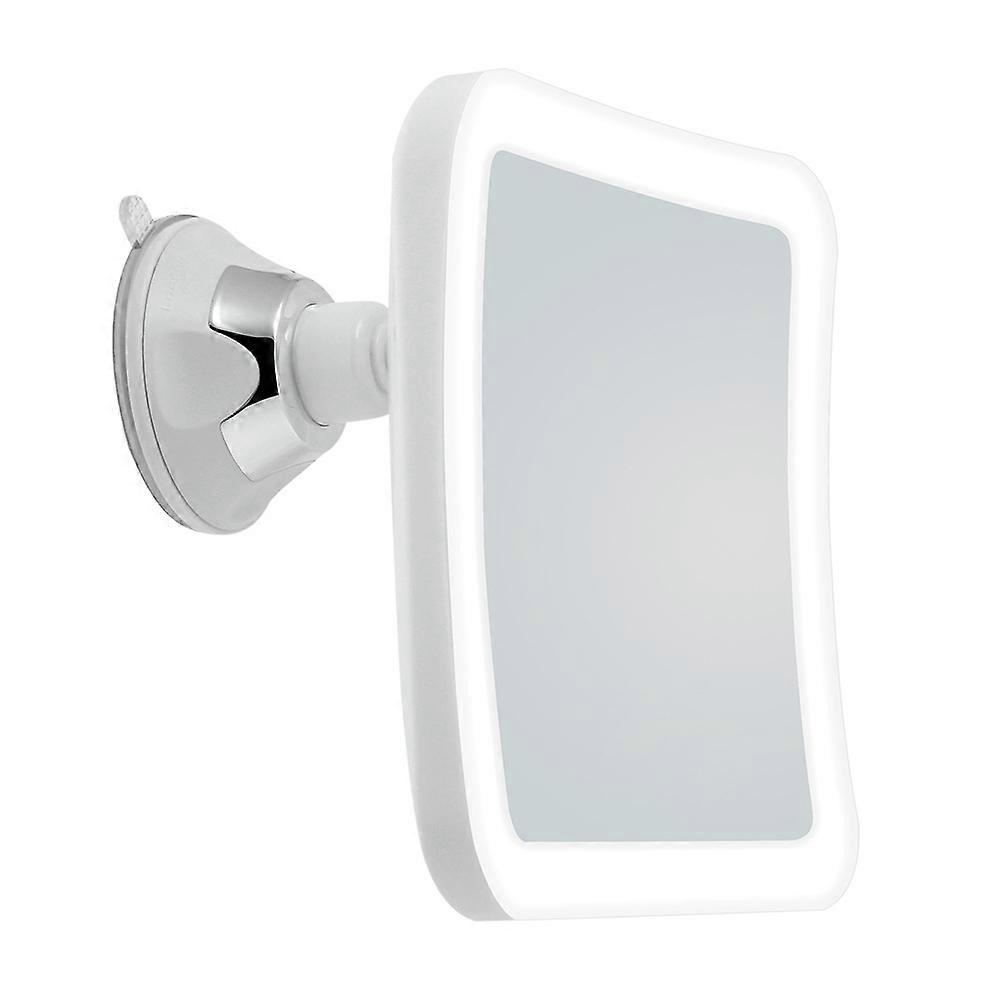 Makeup Mirror 10X Magnifying with Adjustable Bright Light for Home and Travel, Dual Power Supply, Compact Size