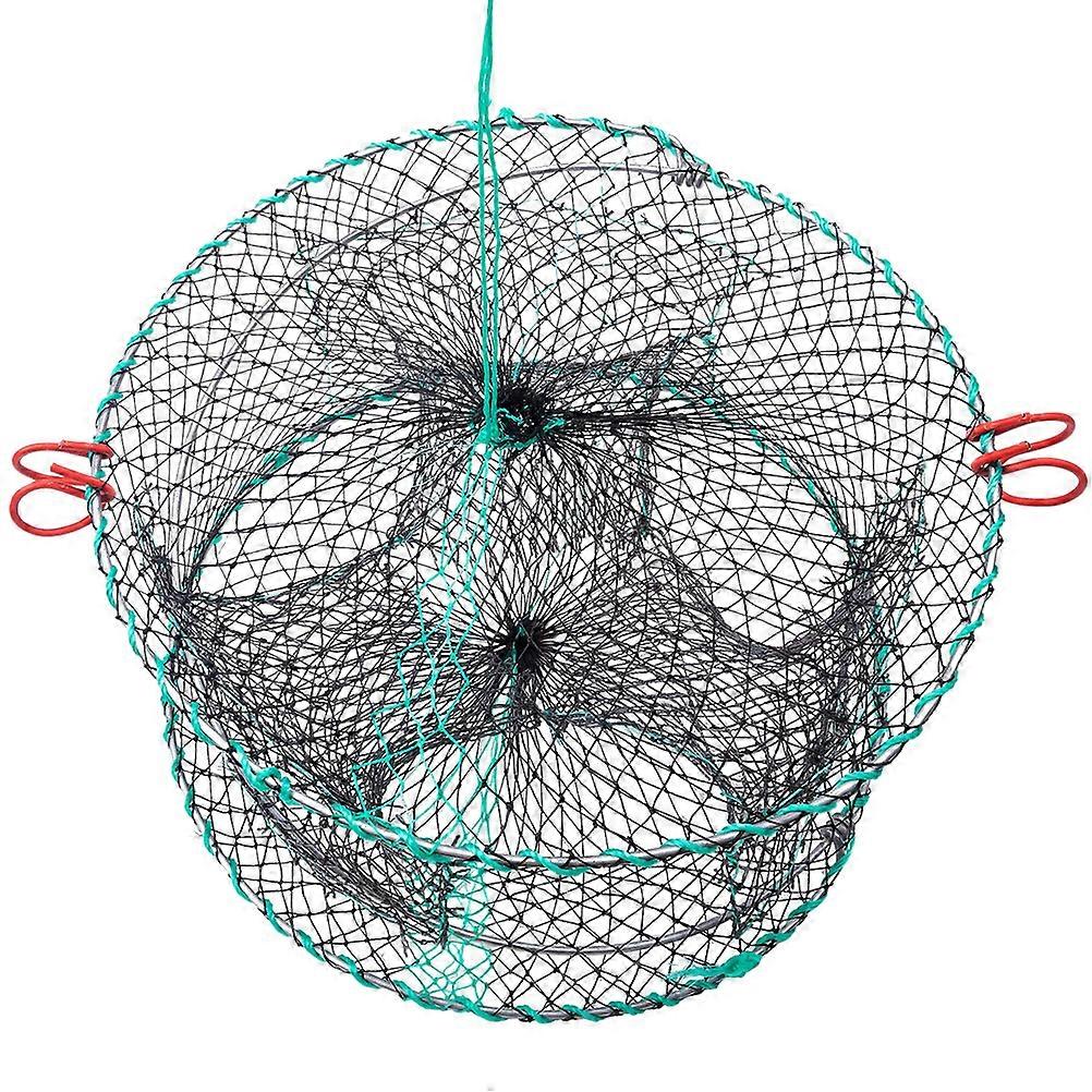 3 hål Fish Trap Räkbur Fällbart nät för fiske