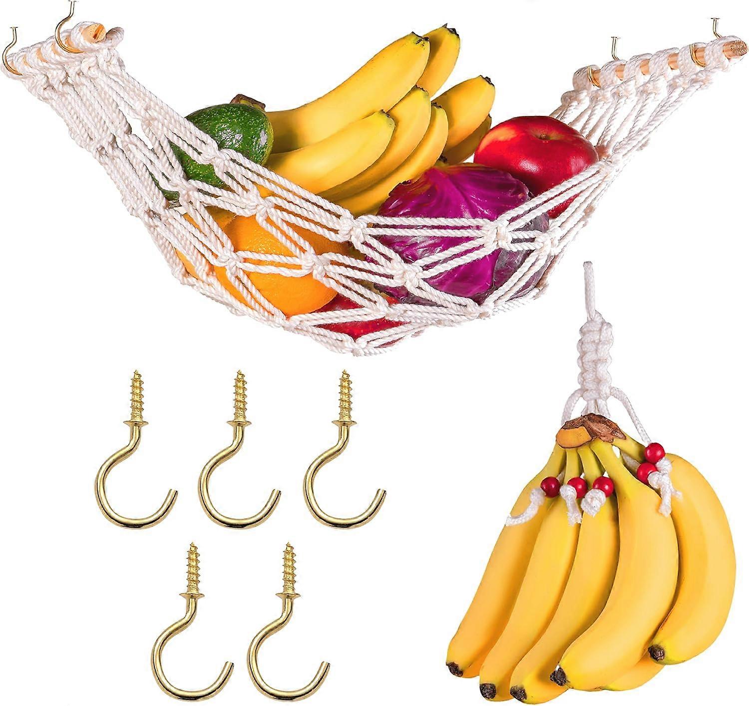 Fruit hanging basket-off-white B