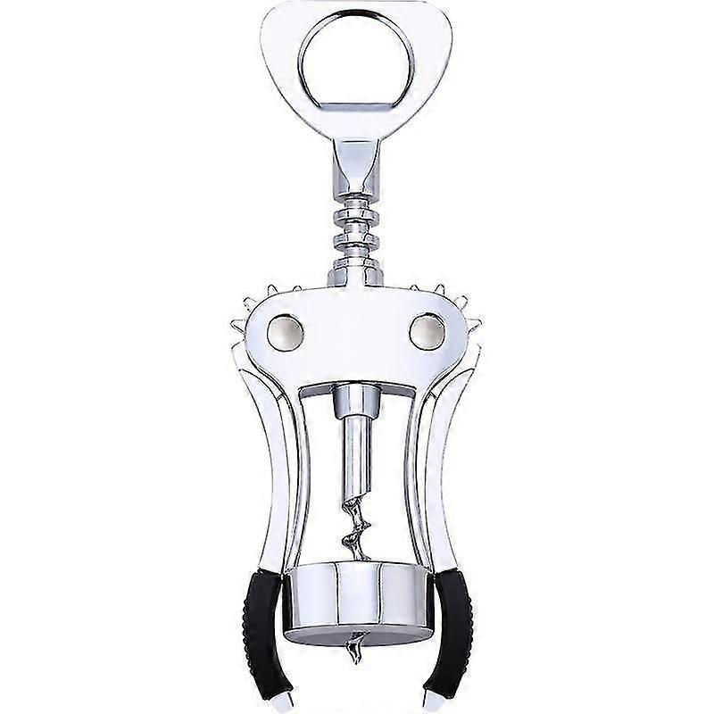 Wine Opener, Zinc Alloy Premium Wing Corkscrew Wine Bottle Opener with Multifunctional Bottles Opene