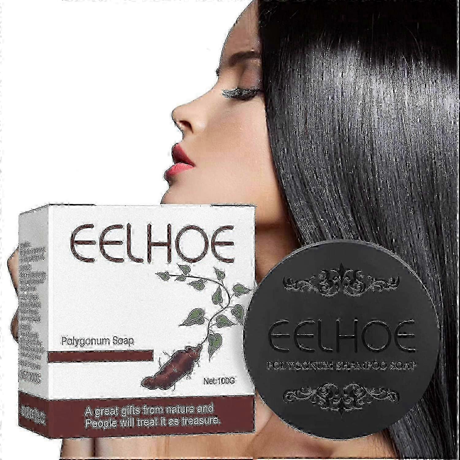 Polygonum Sapone Capelli Spessi Neri Fallopia Multiflora Shampoo Bar Polygonum Estratto Shampoo Sapone Promuove I Capelli Cresciuti