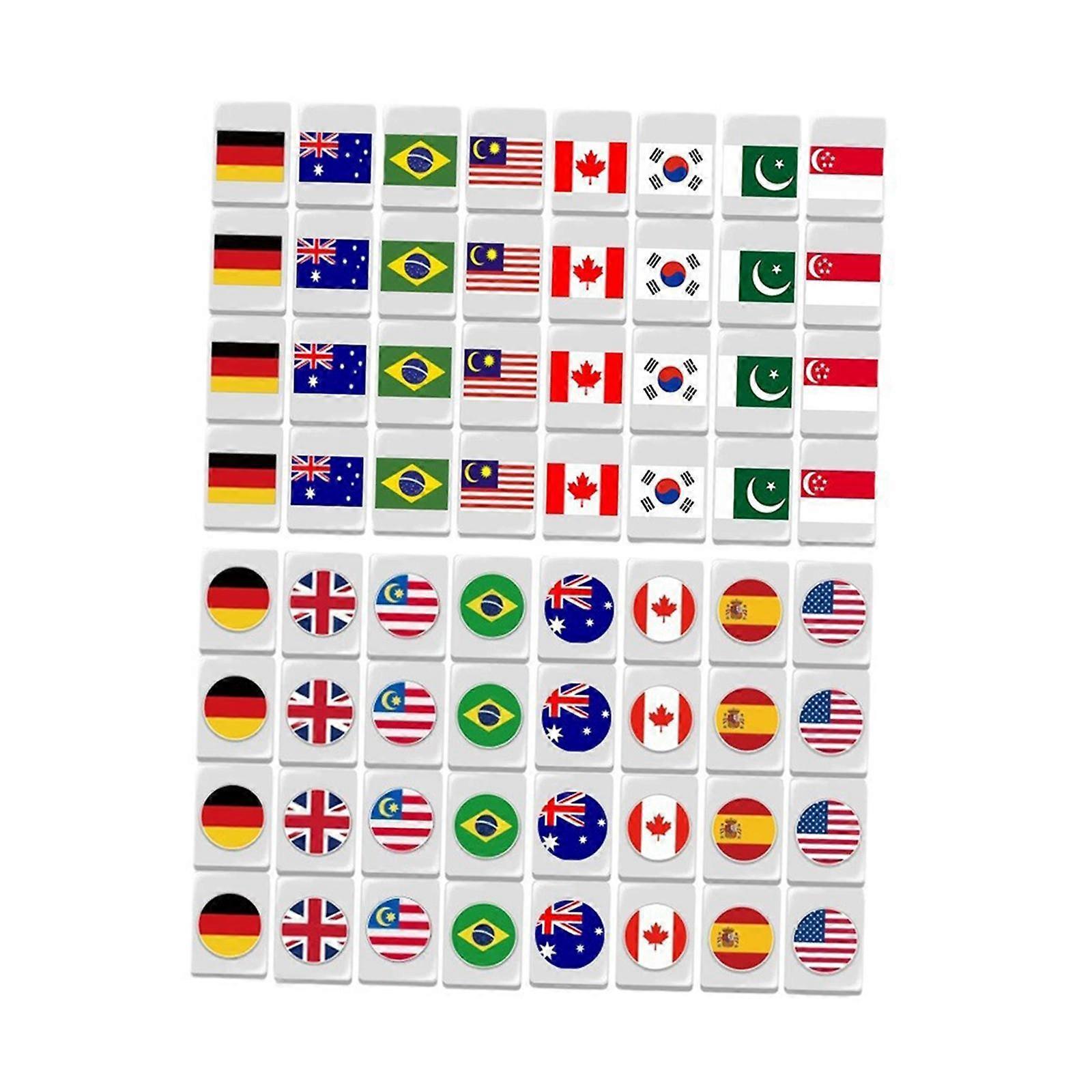 64 Pieces Tile Game Escape Game Blocks Home 64 Tiles Chinese Version Game Set