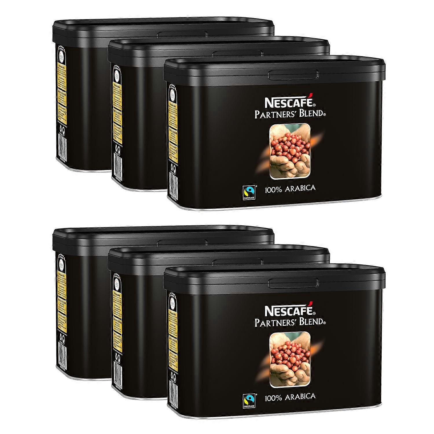 NESCAFE Partners' Blend Instant Coffee 500g Tin, 6 Pack