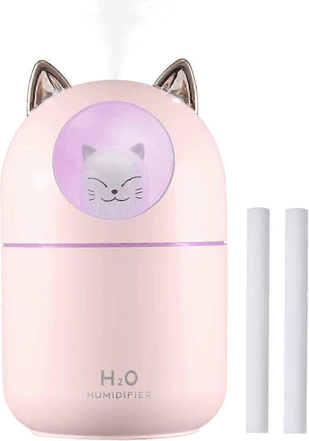 مرطب نورهوم كول ميست، مرطبات 300 مل مع إضاءة ليلية، مرطبات هادئة 20 ديسيبل لغرفة النوم، مرطب هواء بدون ماء مع إيقاف تشغيل تلقائي للمنزل، ليفي