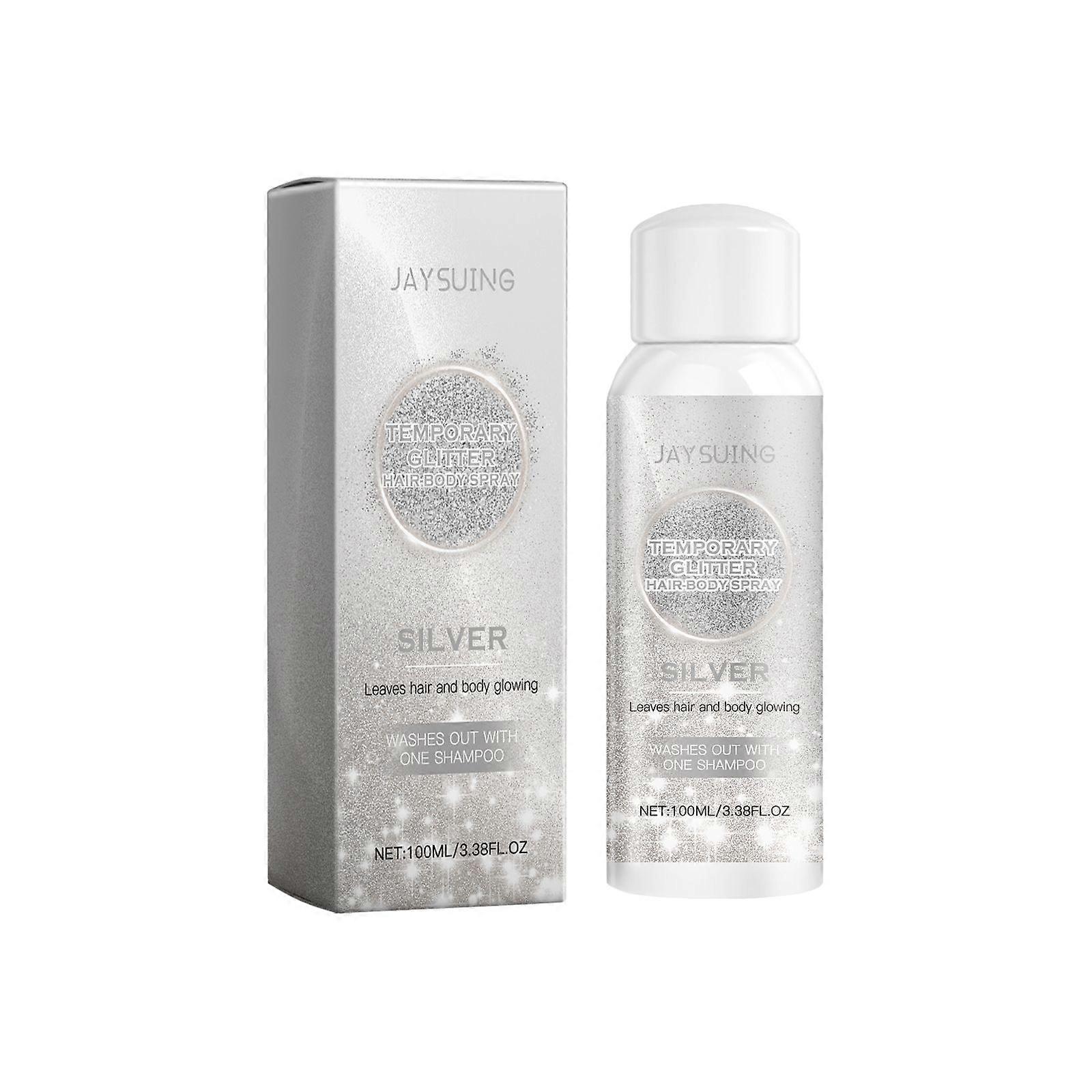 Jaysuing Silver Flash Spray Yinhui Shine Create Party Focus Clavicle Skin Highlight Spray