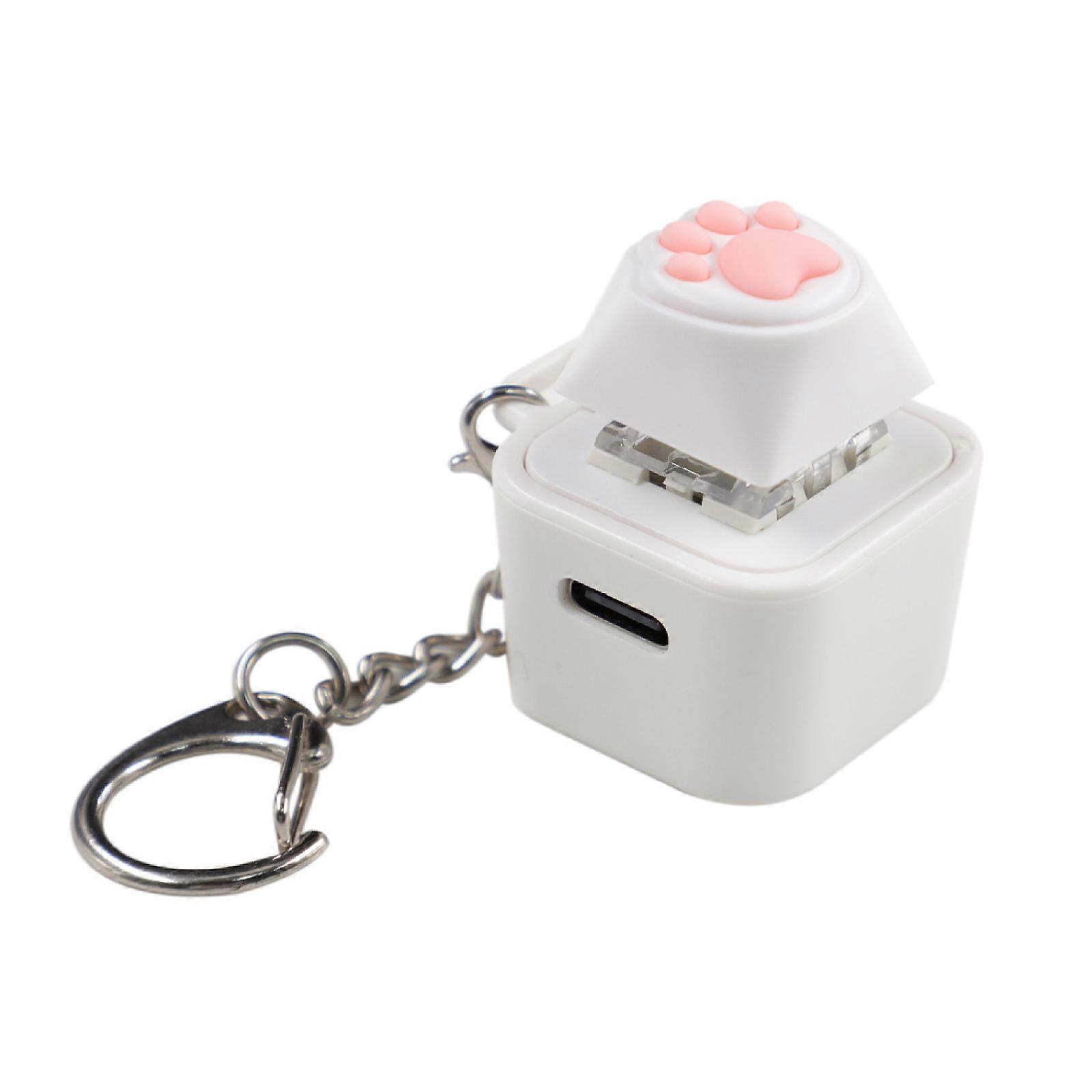 Claviers mécaniques rechargeables, testeur d'axes de touches, décompression RVB, porte-clés, pendentif, interrupteurs, jouet de test