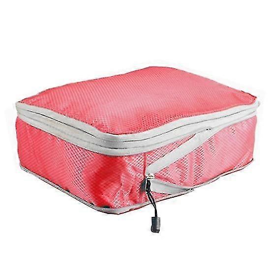 Space-saving Practical Good Zipper Closure Portable Organizer Bag with Reinforced Handle Clothes Pac